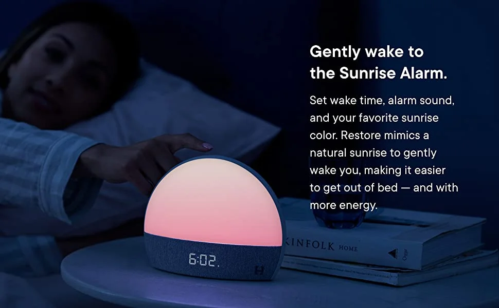 Hatch Restore Smart Clock Small Night Light Atmosphere Light Baby Audio Monitor Sleep Instrument White Noise - Image 4